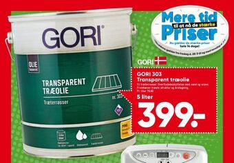 Bilka GORI 303 Transparent træolie tilbud