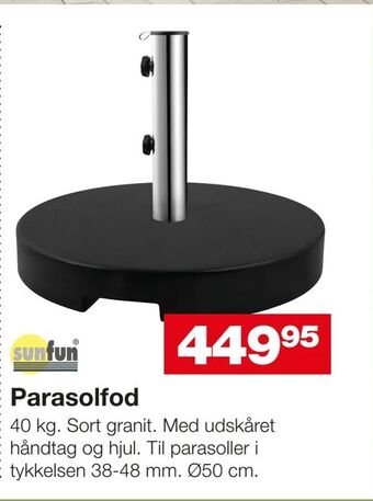 Bauhaus Parasolfod tilbud