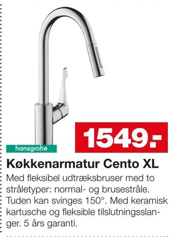 Bauhaus Køkkenarmatur Cento XL tilbud
