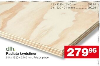 Bauhaus Radiata krydsfiner tilbud