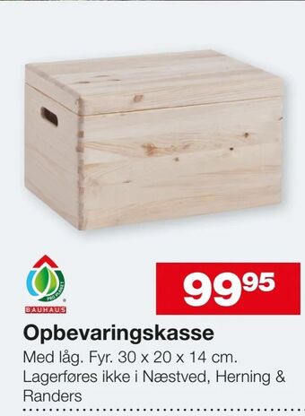 Bauhaus Opbevaringskasse tilbud