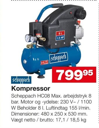Bauhaus Kompressor tilbud