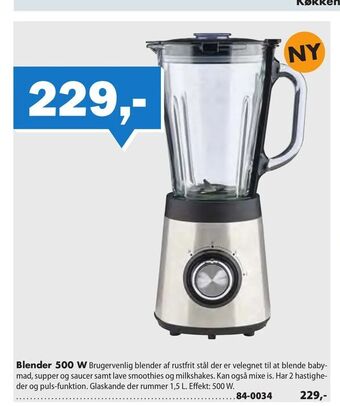 Biltema Blender 500 W tilbud