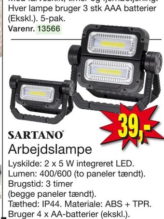 Harald Nyborg Arbejdslampe tilbud