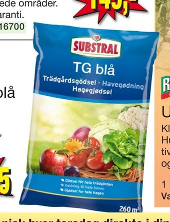 Harald Nyborg Havegødning TG blå tilbud