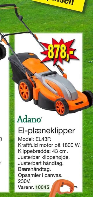 Harald Nyborg El-plæneklipper tilbud