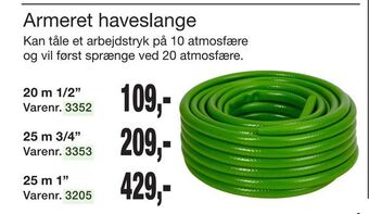 Harald Nyborg Armeret haveslange tilbud
