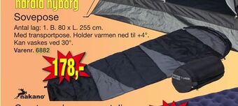 Harald Nyborg Sovepose tilbud
