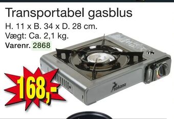 Harald Nyborg Transportabel gasblus tilbud