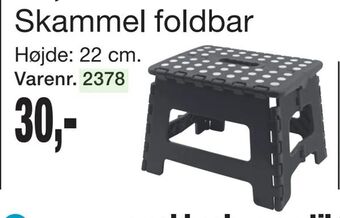 Harald Nyborg Skammel foldbar tilbud