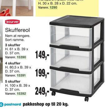 Harald Nyborg Skuffereol tilbud