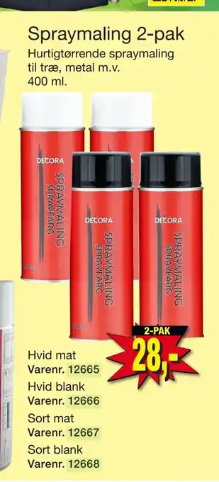 Harald Nyborg Spraymaling 2-pak tilbud