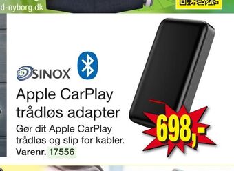Harald Nyborg Apple CarPlay trådløs adapter tilbud