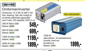 Harald Nyborg Omformer/inverter tilbud