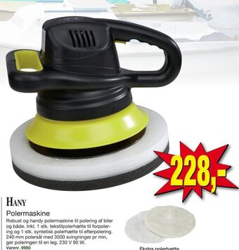 Harald Nyborg Polermaskine tilbud