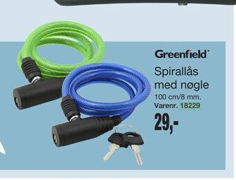 Harald Nyborg Spirallås med nøgle tilbud
