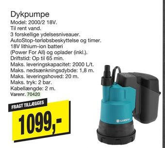 Harald Nyborg Dykpumpe tilbud