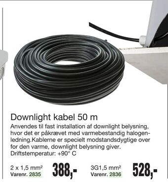Harald Nyborg Downlight kabel 50 m tilbud
