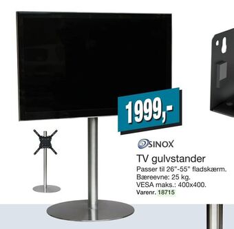 Harald Nyborg TV gulvstander tilbud