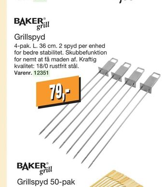 Harald Nyborg Grillspyd tilbud