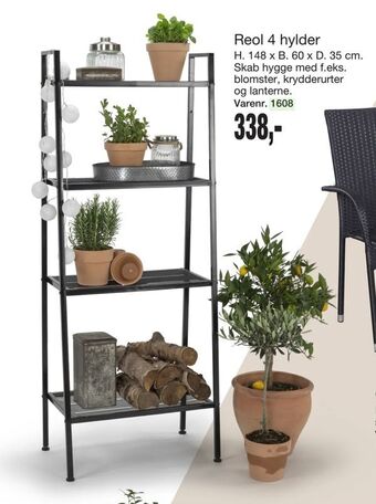 Harald Nyborg Reol 4 hylder tilbud