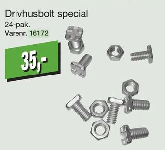 Harald Nyborg Drivhusbolt special tilbud