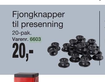 Harald Nyborg Fjongknapper til presenning tilbud