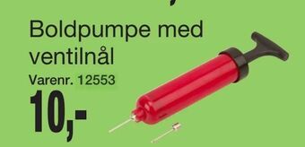 Harald Nyborg Boldpumpe med ventilnål tilbud
