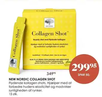 Matas New nordic collagen shot tilbud