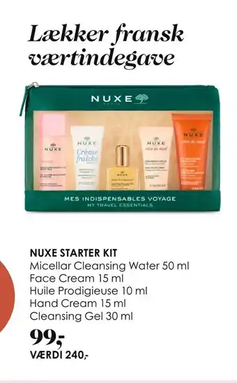 Matas Nuxe starter kit tilbud