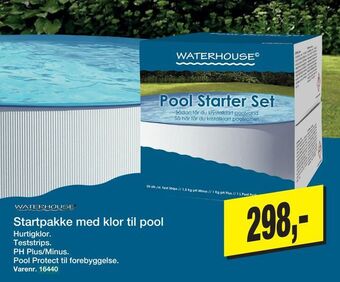 Harald Nyborg Startpakke med klor til pool tilbud