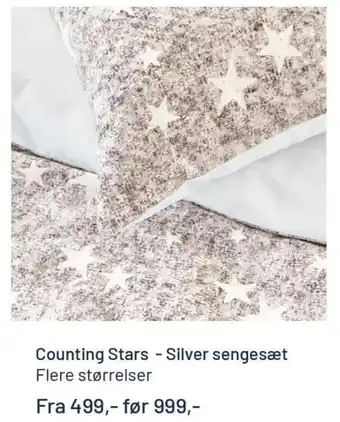 Counting Stars - Silver Sengesæt