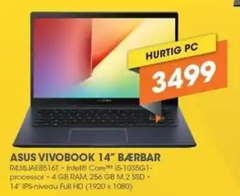 Expert Asus VivoBook 14" Bærbar tilbud