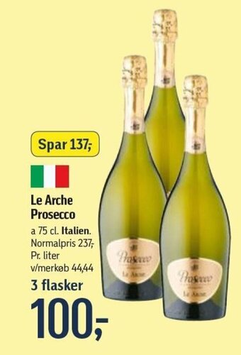 Føtex Le Arche Prosecco tilbud