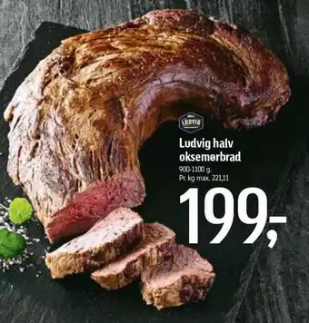 Føtex Ludvig Halv Oksemørbrad 900-1100g tilbud