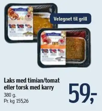 Laks Med Timian/ Tomat 380g