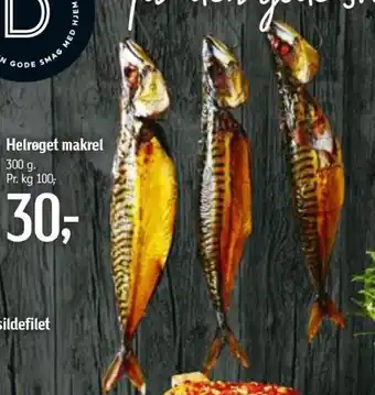 Føtex Helrøget Makrel 300g tilbud