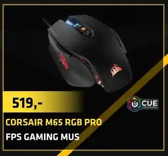 LabTech Data Corsair m65 rgb pro fps gaming mus tilbud