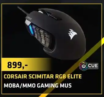 LabTech Data Corsair Scimitar rgb elite moba/mmo gaming mus tilbud