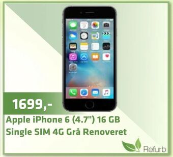 LabTech Data Apple iPhone 6 (4,7") 16 GB tilbud