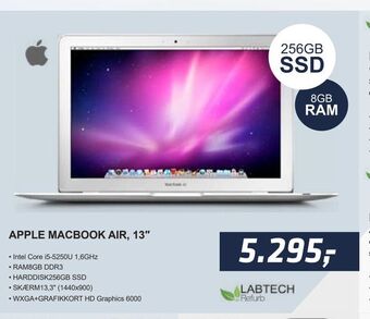 LabTech Data Apple macbook air, 13″ tilbud