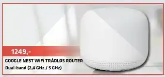 LabTech Data Google nest wifi trådløs router dual-band (2,4 ghz / 5 ghz) tilbud