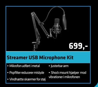 LabTech Data Streamer USB Microphone Kit tilbud