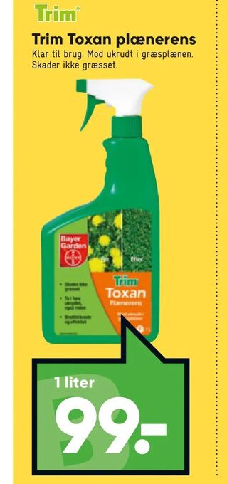 Bilka Trim Toxan plænerens tilbud