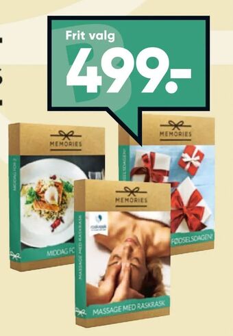 Bilka Memories oplevelsesgaver tilbud