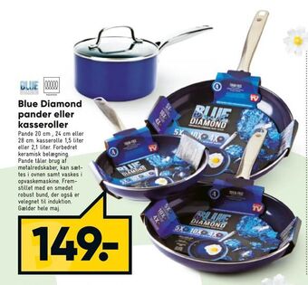 Bilka Blue Diamond pander eller kasseroller tilbud
