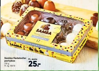 Bilka Samba flødeboller partybox tilbud