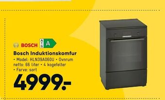 Bilka Bosch Induktionskomfur tilbud