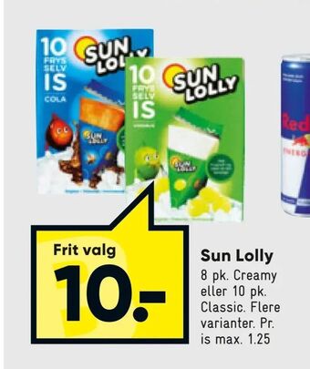 Bilka Sun Lolly tilbud