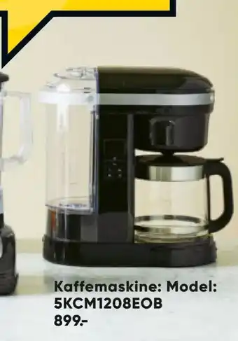 Bilka Kaffemaskine: Model: 5KCM1208EOB tilbud